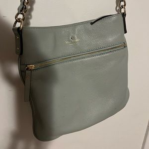 Lightly used light blue Kate Spade crossbody bag